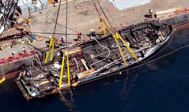 Widow sues boat owner in fire off California that killed 34 | iNFOnews.ca