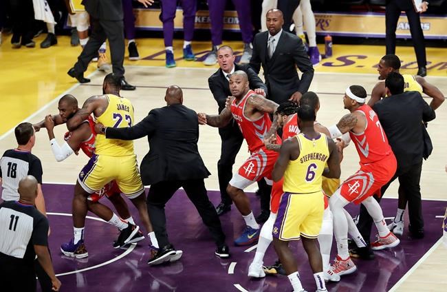 NBA suspends Ingram, Rondo, Paul in Lakers-Rockets dustup | iNFOnews.ca