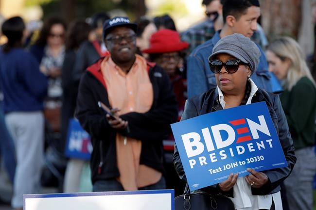Black voters power Joe Biden's Super Tuesday success | iNFOnews.ca