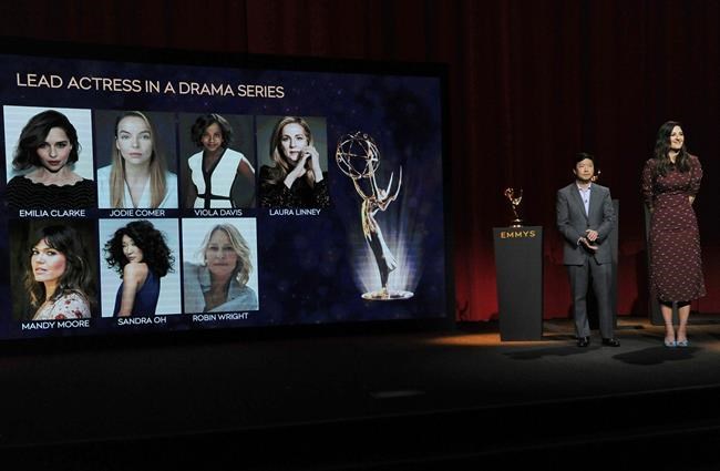 Partial list of nominees for annual Primetime Emmy Awards | iNFOnews.ca