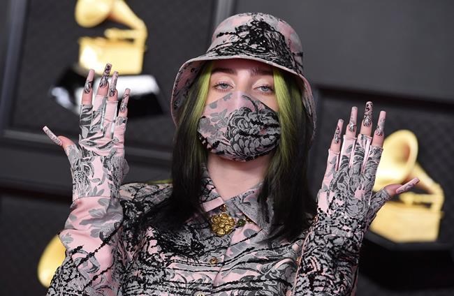 The Latest: Billie Eilish wins record of the year at Grammys | iNFOnews.ca The Latest: Billie Eilish wins record of the year at Grammys | iNFOnews.ca