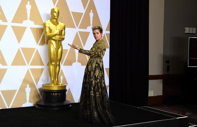 Man arrested, accused of stealing McDormand's Oscar trophy | iNFOnews.ca