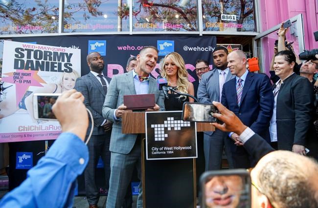 The Latest: West Hollywood declares 'Stormy Daniels Day' | iNFOnews.ca