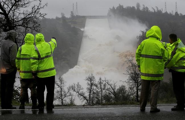 The Latest: Emergency spillway use goes on at California dam | iNFOnews.ca