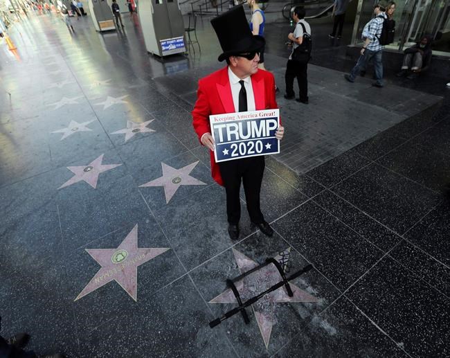 Trump's Hollywood Walk of Fame star vandalized | iNFOnews.ca
