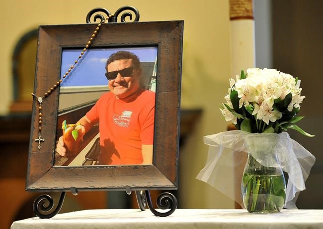 Wife at funeral: 'I knew every day that he would protect me' | iNFOnews.ca