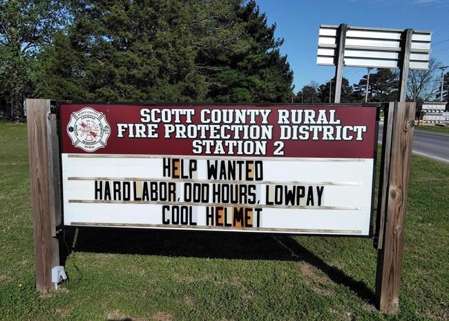 Firefighter recruitment ad touts 'Low Pay, Cool Helmet' | iNFOnews.ca CP561322256
