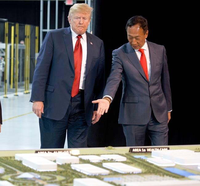 Foxconn CEO meets with Trump, Wisconsin governor | iNFOnews.ca