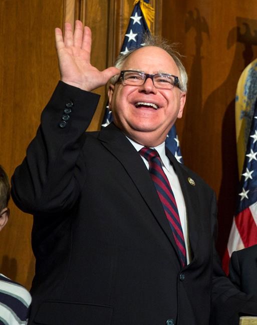 Democratic Rep. Tim Walz to run for Minnesota governor | iNFOnews.ca