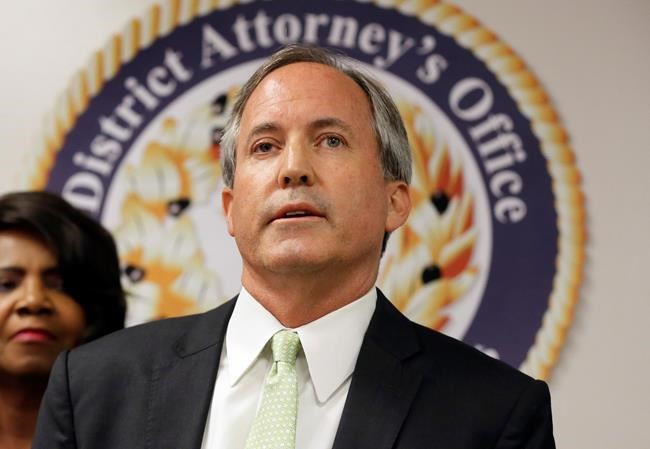 Texas attorney general's donors include conservative group | iNFOnews.ca