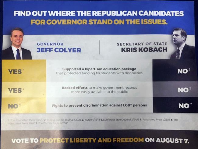ACLU attack on Kobach roils Kansas GOP governor primary | iNFOnews.ca