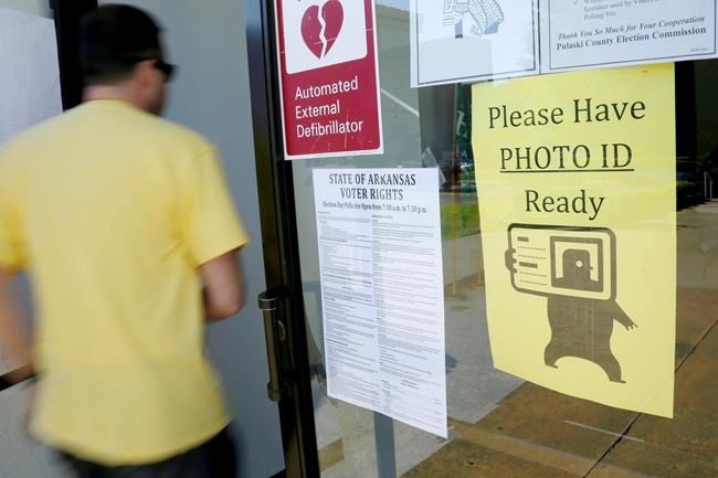 Arkansas governor signs bill reinstating voter ID law | iNFOnews.ca