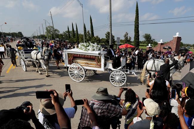 Documents show large police presence at George Floyd burial | iNFOnews.ca