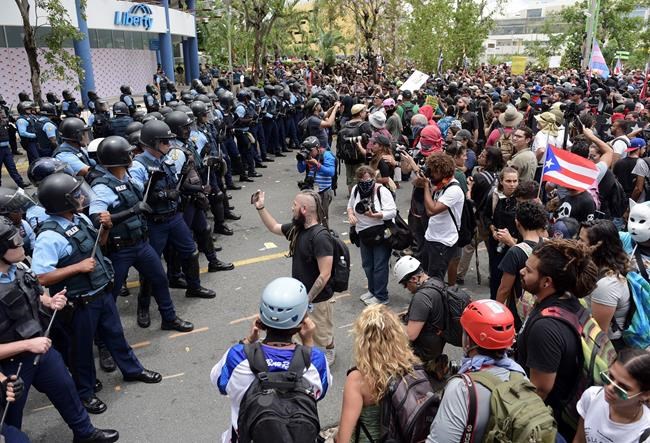 Thousands in Puerto Rico march to protest austerity measures | iNFOnews.ca