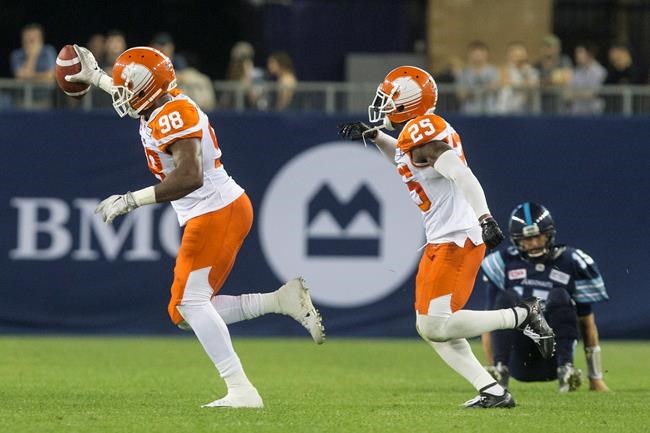 Rainey, Johnson rally B.C. Lions to road win over Toronto Argonauts | iNFOnews.ca Rainey, Johnson rally B.C. Lions to road win over Toronto Argonauts | iNFOnews.ca