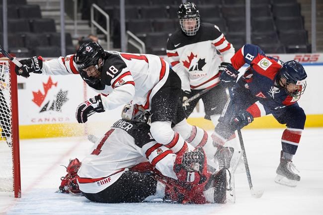 Canada downs Slovakia 4-2 for second straight win at Hlinka Gretzky Cup | iNFOnews.ca