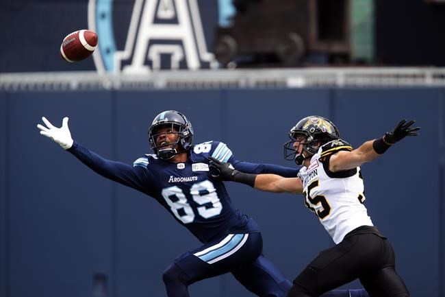 Jeremiah Masoli throws four TD passes as Ticats defeat Argos 36-25 | iNFOnews.ca