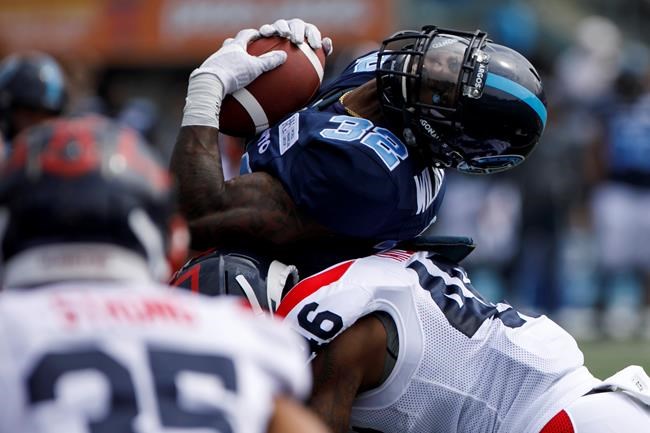 Toronto Argonauts down Montreal Alouettes 45-20 in CFL exhibition opener | iNFOnews.ca Toronto Argonauts down Montreal Alouettes 45-20 in CFL exhibition opener | iNFOnews.ca