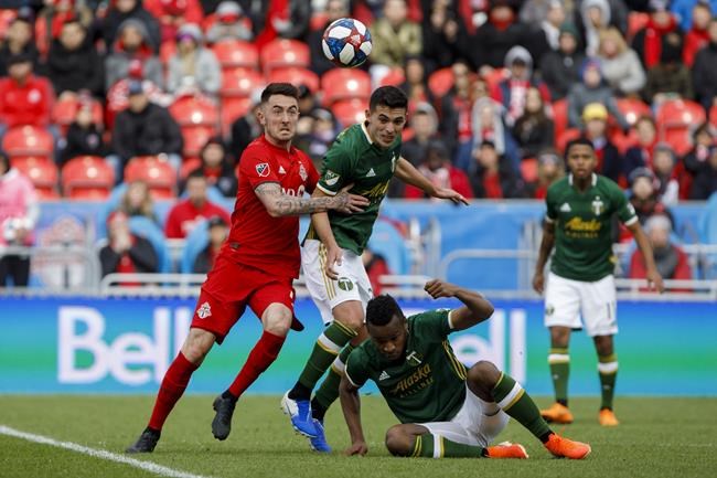 Portland scores two highlight-reel goals in 2-1 victory over Toronto FC | iNFOnews.ca CP587927267