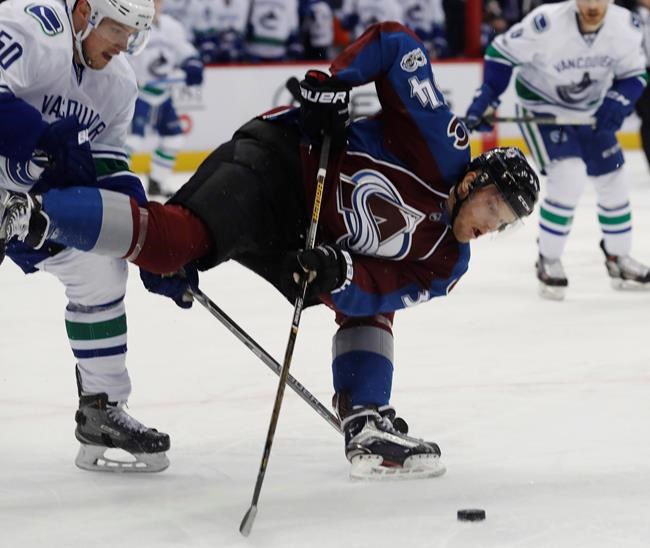 Baertschi scores twice and Canucks beat Avalanche 3-2 | iNFOnews.ca Baertschi scores twice and Canucks beat Avalanche 3-2 | iNFOnews.ca