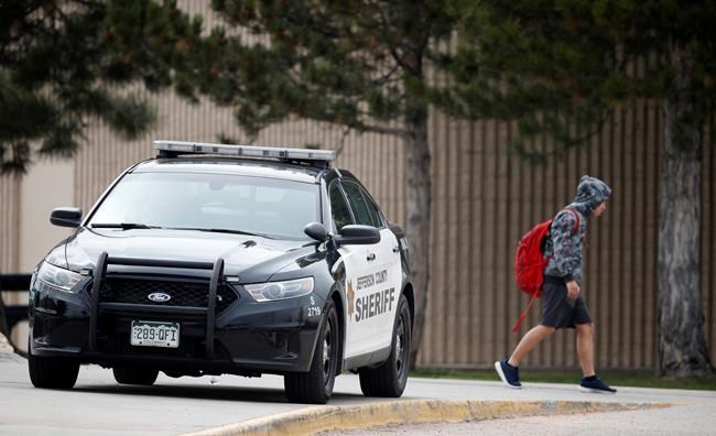 The Latest: FBI says armed woman 'infatuated' with Columbine | iNFOnews.ca The Latest: FBI says armed woman 'infatuated' with Columbine | iNFOnews.ca