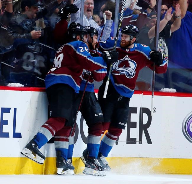 Landeskog scores OT winner, Avs force Game 7 with Sharks | iNFOnews.ca