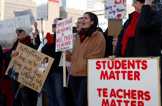The Latest: District says 58 per cent of Denver teachers out | iNFOnews.ca