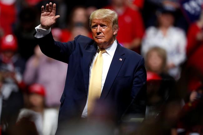 Trump savoring scrambled Dem race, Bloomberg's debate debut | iNFOnews.ca CP1790532286