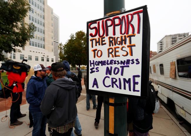 Lawsuit challenges Denver's sweeps of the homeless | iNFOnews.ca CP17505096