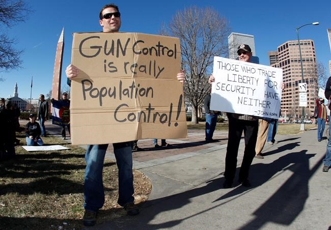 Gun rights supporters: Bring your unloaded rifle to rallies | iNFOnews.ca