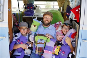 A father-son toy venture: hand-made monster pairs, with half going to charity | iNFOnews.ca CP23675936