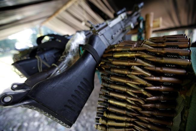 Colombian rebels take step toward surrendering weapons | iNFOnews.ca CP1882228852