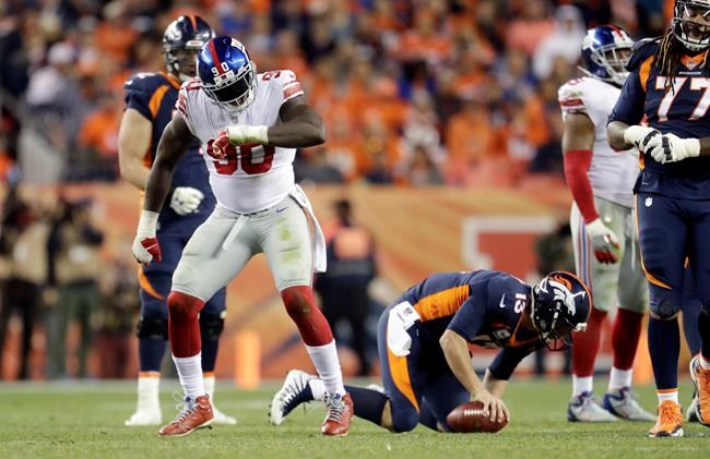 Manning, Pierre-Paul and rest of Giants stun Broncos 23-10 | iNFOnews.ca