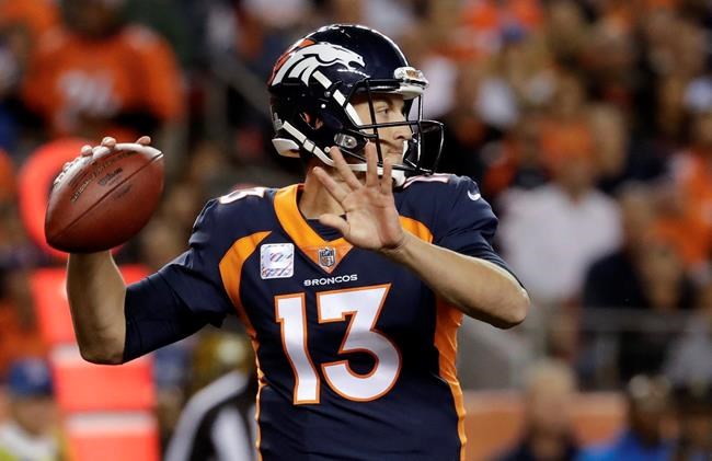 The Latest: QB Siemian leaves with left shoulder injury | iNFOnews.ca CP585904310