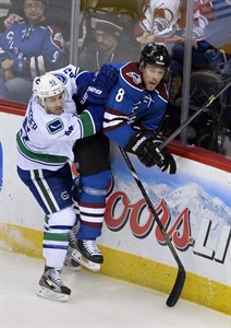 Tyson Barrie tips in OT winner as Avs beat Canucks 3-2 to move closer to securing playoff spot | iNFOnews.ca Tyson Barrie tips in OT winner as Avs beat Canucks 3-2 to move closer to securing playoff spot | iNFOnews.ca