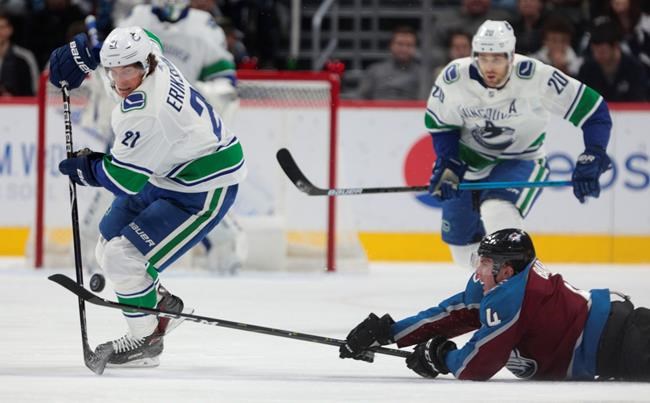 Roussel, Virtanen lead Canucks to 5-1 win over Avalanche | iNFOnews.ca