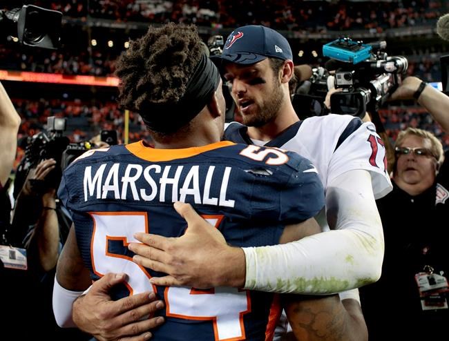 Denver gives Osweiler rude welcome in 27-9 win over Houston | iNFOnews.ca Denver gives Osweiler rude welcome in 27-9 win over Houston | iNFOnews.ca