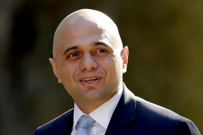 Home Secretary Sajid Javid joins race for UK prime minister | iNFOnews.ca