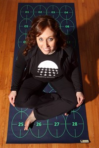 Yoga by Numbers uses graphic mat to help bring poses to the people; used as adaptive tool | iNFOnews.ca