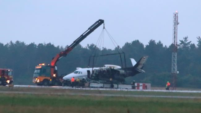 Reports: Plane carrying Pink's crew crash lands in Denmark | iNFOnews.ca CP812302731