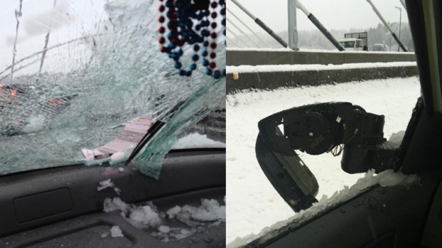 Bridge firm will cover damage costs from ice that hit cars; tolls also waived | iNFOnews.ca CP21291677