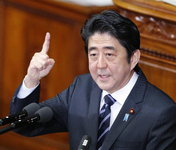 Stephen Harper discusses free trade agreement with new Japanese Prime Minister | iNFOnews.ca CP21786133
