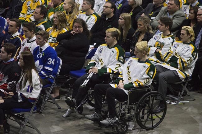 Former Humboldt Broncos player who survived bus crash hopes for spot on team | iNFOnews.ca