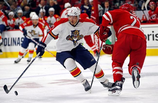 Sabres acquire defenceman Kulikov in trade with Panthers | iNFOnews.ca CP570479698