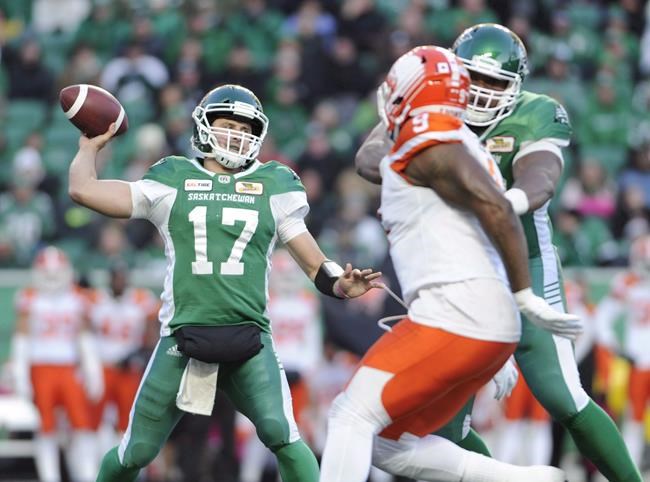 Riders social media says Collaros will start in West semi, but questions remain | iNFOnews.ca