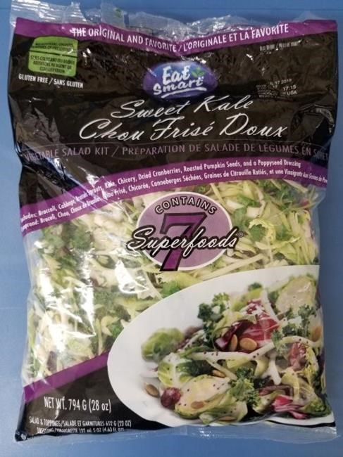 Eat Smart kale salad bags recalled due to possible listeria contamination | iNFOnews.ca