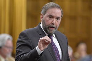 Thomas Mulcair says focus of next election will be the Fair Elections Act | iNFOnews.ca CP27973631