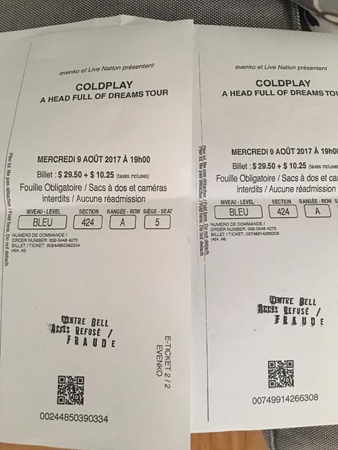 Police investigate as Coldplay fans turned away in Montreal, duped by fake tickets | iNFOnews.ca