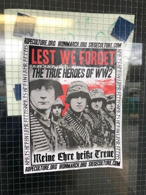 Pro-Nazi posters discovered at B.C. university on Remembrance Day | iNFOnews.ca Pro-Nazi posters discovered at B.C. university on Remembrance Day | iNFOnews.ca