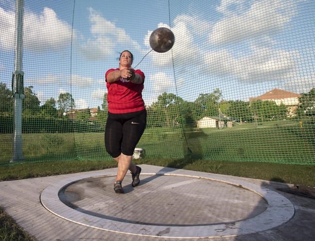Hammer thrower Sultana Frizell never travels light, bag causes issues in Korea | iNFOnews.ca